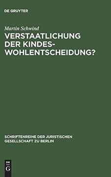 portada Verstaatlichung der Kindeswohlentscheidung? (en Alemán)