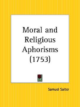 portada moral and religious aphorisms (in English)
