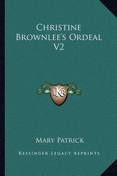portada christine brownlee's ordeal v2 (en Inglés)