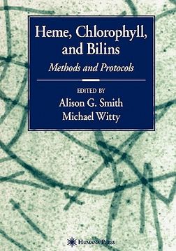 portada heme, chlorophyll, and bilins: methods and protocols (en Inglés)