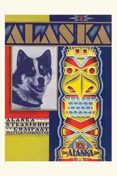 portada Vintage Journal Alaska Travel Poster (en Inglés)