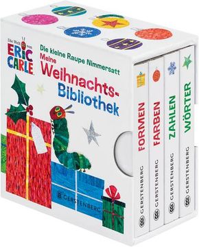 portada Die Kleine Raupe Nimmersatt - Meine Weihnachtsbibliothek (en Alemán)