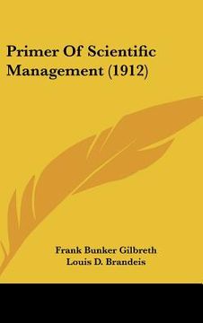 portada primer of scientific management (1912) (in English)