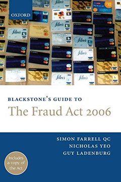portada Blackstone's Guide to the Fraud act 2006 (in English)
