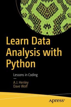 portada Learn Data Analysis With Python: Lessons in Coding (in English)