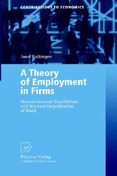 portada a theory of employment in firms: macroeconomic equilibrium and internal organization of work (en Inglés)