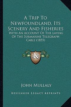portada a trip to newfoundland, its scenery and fisheries: with an account of the laying of the submarine telegraph cable (1855) (en Inglés)