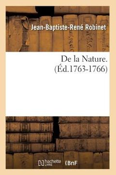 portada de la Nature. (Éd.1763-1766) (in French)