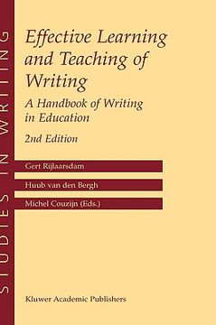 portada effective learning and teaching of writing: a handbook of writing in education (en Inglés)