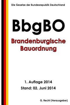 portada Brandenburgische Bauordnung (BbgBO) (en Alemán)