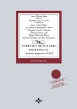 portada DERECHO TRIBUTARIO (5ª ED.): PARTE ESPECIAL. LECCIONES ADAPTADAS AL EEES (