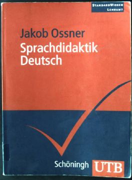 portada Sprachdidaktik Deutsch: Eine Einführung. Utb; 2807; Standardwissen Lehramt (in German)