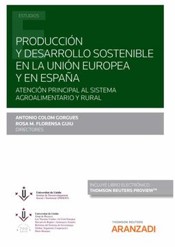 portada Produccion y Desarrollo Sostenible en la Union Europea y en Españ