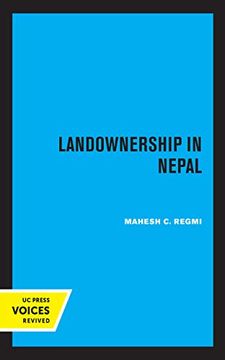 portada Landownership in Nepal (en Inglés)