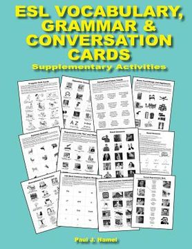 portada ESL Vocabulary, Grammar & Conversation Cards: Supplementary Activities (en Inglés)