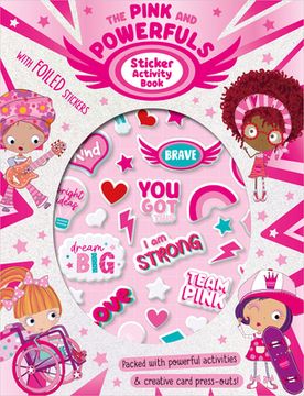 portada The Pink and Powerfuls Sticker Activity Book (en Inglés)