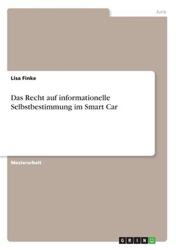 portada Das Recht auf informationelle Selbstbestimmung im Smart Car (in German)