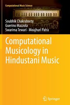 portada Computational Musicology in Hindustani Music (en Inglés)
