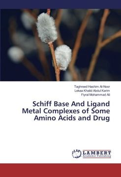 portada Schiff Base And Ligand Metal Complexes of Some Amino Acids and Drug