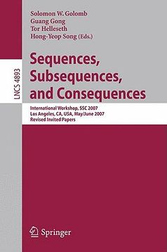 portada sequences, subsequences, and consequences (in English)