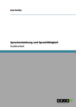 portada Sprachentstehung und Sprachfähigkeit (German Edition)