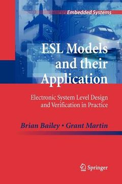 portada esl models and their application: electronic system level design and verification in practice (en Inglés)