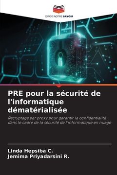 portada PRE pour la sécurité de l'informatique dématérialisée (en Francés)