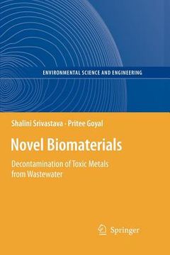 portada novel biomaterials: decontamination of toxic metals from wastewater (en Inglés)