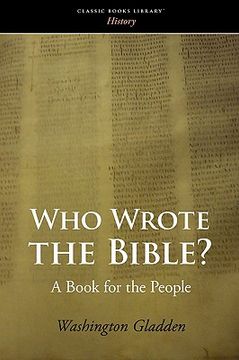 portada who wrote the bible? (en Inglés)