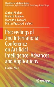 portada Proceedings of 2nd International Conference on Artificial Intelligence: Advances and Applications: Icaiaa 2021