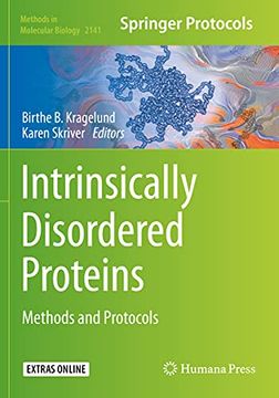 portada Intrinsically Disordered Proteins: Methods and Protocols (Methods in Molecular Biology, 2141) (en Inglés)