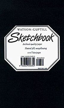 portada Medium Sketchbook (Kivar, Black) (Watson-Guptill Sketchbooks) (in English)