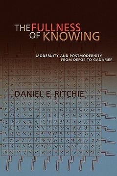 portada the fullness of knowing
