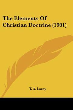 portada the elements of christian doctrine (1901)