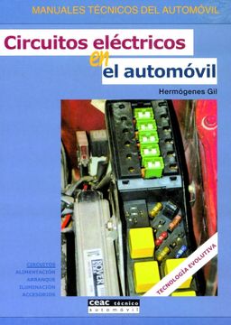portada Circuitos eléctricos en el automóvil (Manuales técnicos del automóvil)