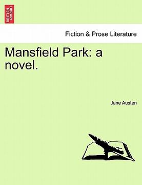 portada mansfield park: a novel. (en Inglés)