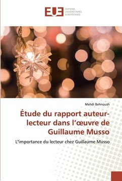 portada Étude du rapport auteur-lecteur dans l'oeuvre de Guillaume Musso (en Francés)