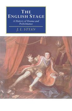 portada The English Stage Paperback: A History of Drama and Performance (Canto Original Series) (en Inglés)