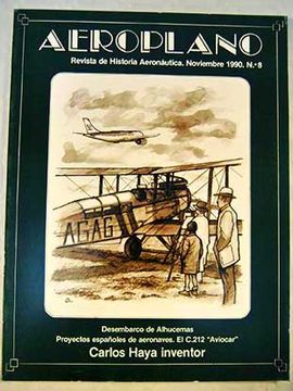 portada Aeroplano: revista de Historia Aeronutica. Noviembre 1990. nmero 8