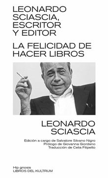 portada Leonardo Sciascia,Escritor y Editor (in Spanish)