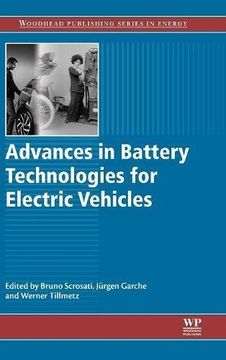 portada Advances in Battery Technologies for Electric Vehicles (Woodhead Publishing Series in Energy)