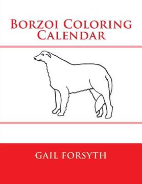 portada Borzoi Coloring Calendar