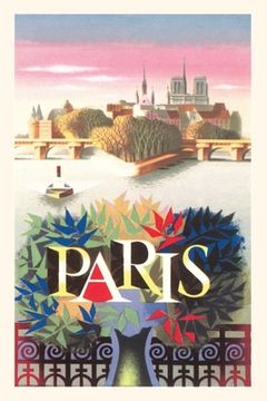 portada Vintage Journal Paris Travel Poster (en Inglés)