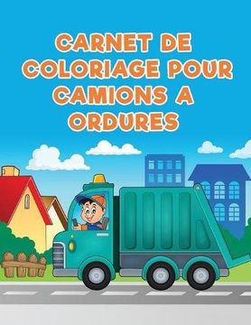 portada Carnet de coloriage pour camions a ordures