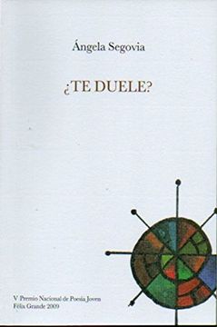 portada Te Duele? (v Premio Nacional de Poesia Joven, Felix Grande 2009)