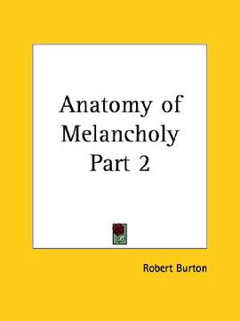 portada anatomy of melancholy part 2 (in English)