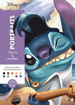portada Mystery Colouring - Portraits: Reveal Iconic Disney Characters With Colour by Number