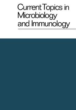 portada current topics in microbiology and immunology / ergebnisse der mikrobiologie und immunitatsforschung (en Inglés)