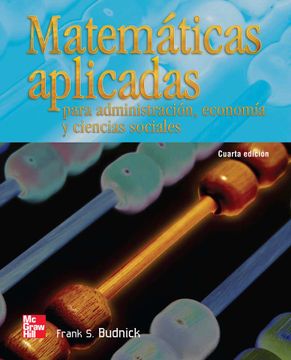portada Matematicas Aplicadas Para Administracion, Economia y Ciencias so Ciales