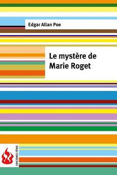 portada Le mystère de Marie Roget: (low cost). Édition limitée (en Francés)